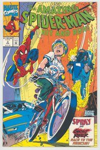 E719 AMAZING SPIDER-MAN HIT AND RUN comic book #3 Ghost Rider