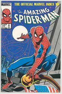 E750 OFFICIAL MARVEL INDEX TO AMAZING SPIDER-MAN comic book #8 Keith Pollard