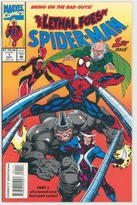 E725 LETHAL FOES OF SPIDER-MAN comic book #1 Scott McDaniel