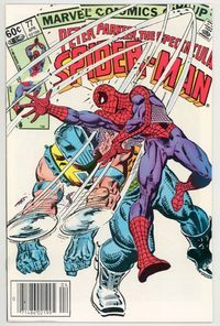 E437 SPECTACULAR SPIDER-MAN comic book #77