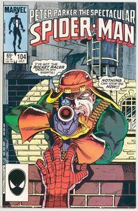 E464 SPECTACULAR SPIDER-MAN comic book #104 Tom Morgan