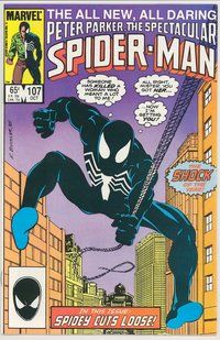 E467 SPECTACULAR SPIDER-MAN comic book #107 Rich Buckler