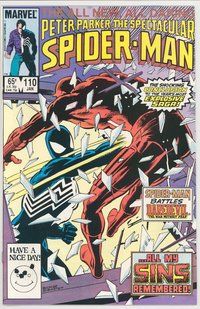E470 SPECTACULAR SPIDER-MAN comic book #110 Rich Buckler