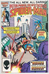 E478 SPECTACULAR SPIDER-MAN comic book #118 Rich Buckler