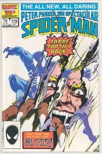 E479 SPECTACULAR SPIDER-MAN comic book #119 Rich Buckler