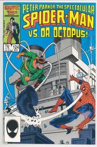 E484 SPECTACULAR SPIDER-MAN comic book #124 Bob Hall