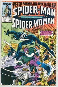 E486 SPECTACULAR SPIDER-MAN comic book #126 Al Milgrom