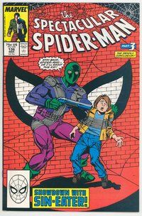 E496 SPECTACULAR SPIDER-MAN comic book #136 Sal Buscema
