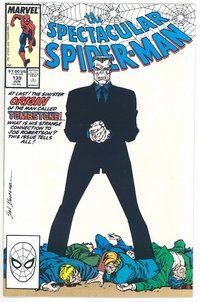 E499 SPECTACULAR SPIDER-MAN comic book #139 origin of Tombstone, Sal Buscema