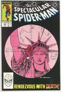 E500 SPECTACULAR SPIDER-MAN comic book #140 Punisher, Sal Buscema