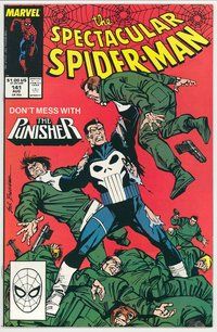 E501 SPECTACULAR SPIDER-MAN comic book #141 Punisher, Sal Buscema