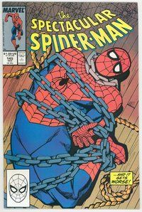 E505 SPECTACULAR SPIDER-MAN comic book #145 Sal Buscema