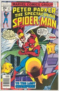 E377 SPECTACULAR SPIDER-MAN comic book #17 Angel, John Byrne