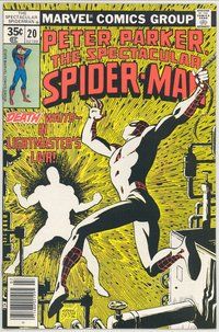 E380 SPECTACULAR SPIDER-MAN comic book #20 Ernie Chan