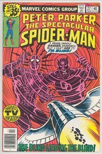 E387 SPECTACULAR SPIDER-MAN comic book #27 1st Frank Miller Daredevil