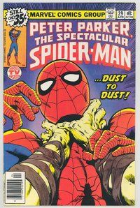 E389 SPECTACULAR SPIDER-MAN comic book #29 Keith Pollard