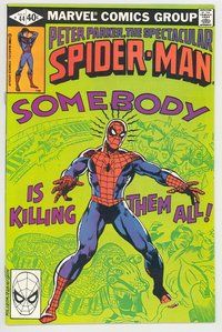 E404 SPECTACULAR SPIDER-MAN comic book #44 Al Milgrom