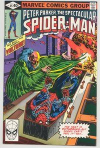 E405 SPECTACULAR SPIDER-MAN comic book #45 Alan Weiss
