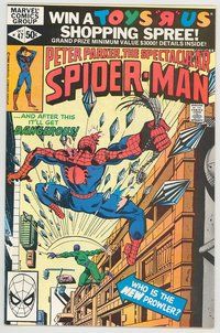 E407 SPECTACULAR SPIDER-MAN comic book #47 Al Milgrom