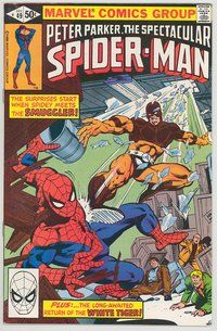 E409 SPECTACULAR SPIDER-MAN comic book #49 Keith Pollard