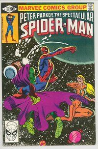 E411 SPECTACULAR SPIDER-MAN comic book #51 Frank Miller