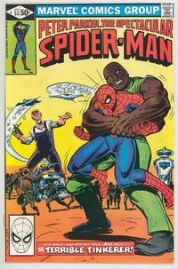 E413 SPECTACULAR SPIDER-MAN comic book #53 John Romita Jr.
