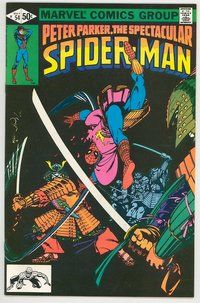 E414 SPECTACULAR SPIDER-MAN comic book #54 Frank Miller