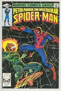 E416 SPECTACULAR SPIDER-MAN comic book #56 Frank Miller