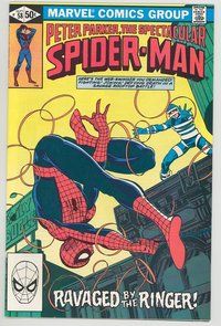 E418 SPECTACULAR SPIDER-MAN comic book #58 John Byrne