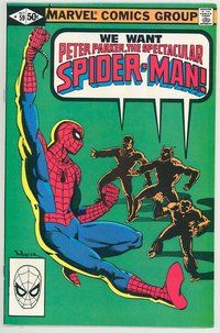 E419 SPECTACULAR SPIDER-MAN comic book #59 Bob Wiacek
