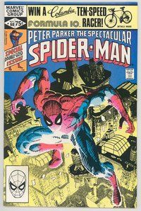 E420 SPECTACULAR SPIDER-MAN comic book #60 double-sized, Frank Miller