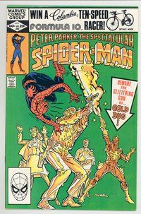 E422 SPECTACULAR SPIDER-MAN comic book #62 Ed Hannigan