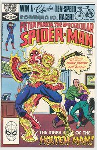 E423 SPECTACULAR SPIDER-MAN comic book #63 Greg Larocque
