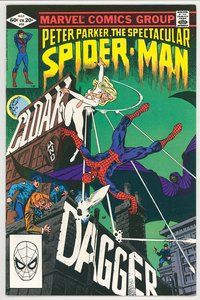 E424 SPECTACULAR SPIDER-MAN comic book #64 1st Cloak & Dagger