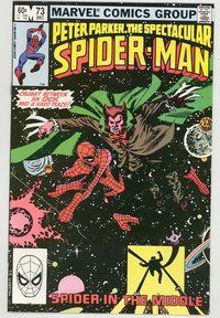 E433 SPECTACULAR SPIDER-MAN comic book #73 Al Milgrom