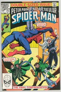 E435 SPECTACULAR SPIDER-MAN comic book #75 Al Milgrom