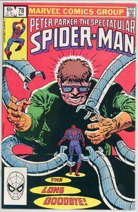 E438 SPECTACULAR SPIDER-MAN comic book #78 Al Milgrom