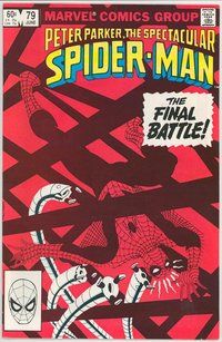 E439 SPECTACULAR SPIDER-MAN comic book #79 Al Milgrom