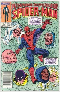 E456 SPECTACULAR SPIDER-MAN comic book #96 Al Milgrom
