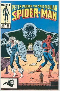E458 SPECTACULAR SPIDER-MAN comic book #98 Al Milgrom