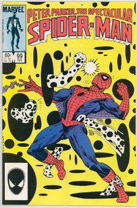 E459 SPECTACULAR SPIDER-MAN comic book #99 Al Milgrom