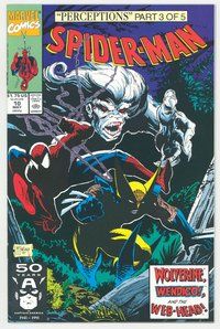 E683 SPIDER-MAN comic book #10 Wolverine, Todd McFarlane