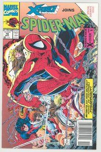 E686 SPIDER-MAN comic book #16 X-Force, Todd McFarlane