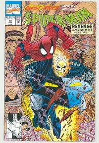 E688 SPIDER-MAN comic book #18 Ghost Rider, Erik Larsen