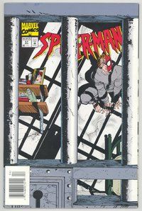 E715 SPIDER-MAN comic book #57 die-cut cover, John Romita Jr