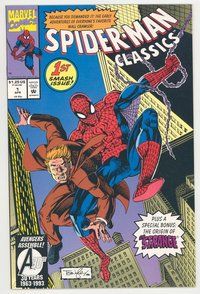 E755 SPIDER-MAN CLASSICS comic book #1 Amazing Fantasy #15