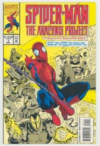 E757 SPIDER-MAN THE ARACHNIS PROJECT comic book #1 Andrew Wildman