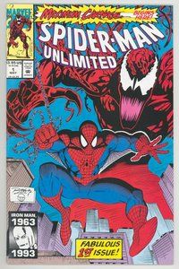 E759 SPIDER-MAN UNLIMITED comic book #1 Maximum Carnage part 1