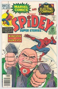 E764 SPIDEY SUPER STORIES comic book #18 John Romita