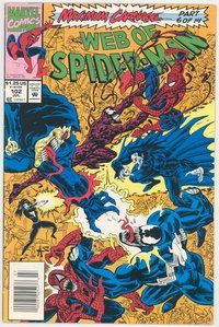 E647 WEB OF SPIDER-MAN comic book #102 Alex Saviuk